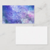 Waterverf sterren in de lucht visitekaartje (Voorkant / Achterkant)