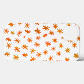Waterverf sterren - oranje Case-Mate iPhone case (Achterkant (horizontaal))