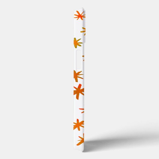 Waterverf sterren - oranje Case-Mate iPhone case (Achterkant / Rechts)