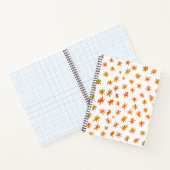 Waterverf sterren - oranje notitieboek (Binnen)