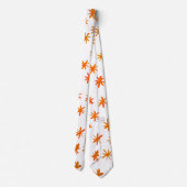 Waterverf sterren - oranje stropdas (Achterkant)