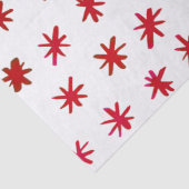 Waterverf sterren - rood tissuepapier (Detail)