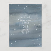 Waterverf sterren Sla de datum Briefkaart (Voorkant)