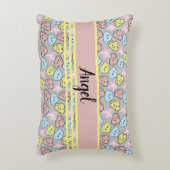 Waterverf Sterren & Wolkenpatroon Accent Kussen (Voorkant(Verticaal))