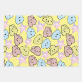 Waterverf Sterren & Wolkenpatroon Inpakpapier Vel (Voorkant 2)