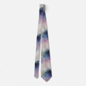 Waterverf Sterrenhemel op een bewolkte nacht Stropdas (Achterkant)