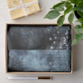Waterverf Sterrennacht Celestial Custom Bruiloft Tissuepapier (Geschenk)