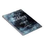 Waterverf Sterrennacht Celestial Wedding Planner Notitieboek (Rechterzijde)