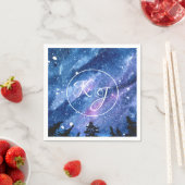 Waterverf Sterrennacht Sky Servet (Insitu)