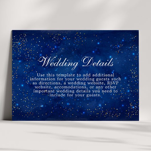 Waterverf Sterrenstelsel Kosmische Sterren Sterrig Informatiekaartje