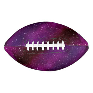 Waterverf sterrenstelsels paarse roze american football