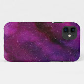 Waterverf sterrenstelsels paarse roze Case-Mate iPhone case (Achterkant (horizontaal))