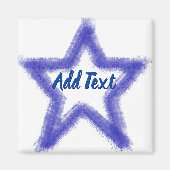 Waterverf Stervorm Magneet (Voorkant)