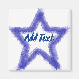 Waterverf Stervorm Magneet