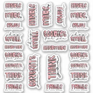 Waterverf Stickers voor kleine bedrijven