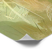 waterverf stijl beachhouse in felle kleuren poster (Hoek)