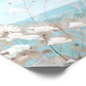 waterverf stijl illustratie vuurtoren poster (Hoek)