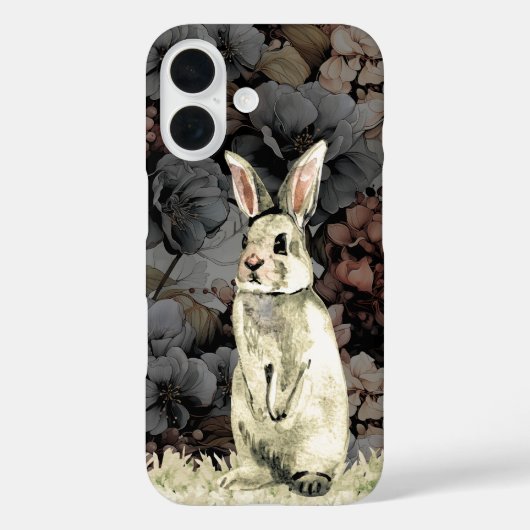 Waterverf  stijl konijnenbloem Case-Mate iPhone case (Achterkant)