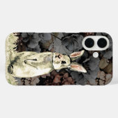 Waterverf  stijl konijnenbloem Case-Mate iPhone case (Achterkant (horizontaal))