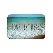  Waterverf Stijl strand Ocean Turquoise Badmat (Voorkant)