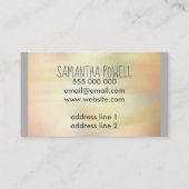 waterverf stijl visitekaartje, aangepast dubbelzij visitekaartje (Achterkant)