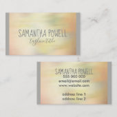 waterverf stijl visitekaartje, aangepast dubbelzij visitekaartje (Voorkant / Achterkant)