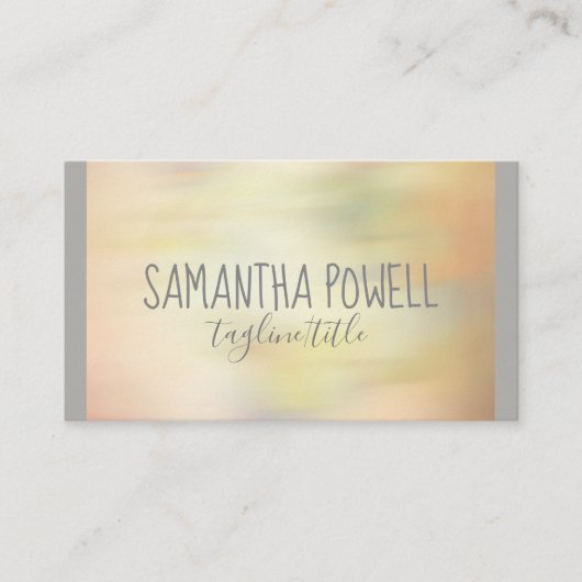 waterverf stijl visitekaartje, aangepast dubbelzij visitekaartje (Voorkant)