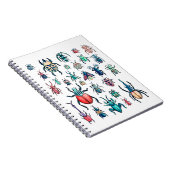 Waterverf  stijlkeverillustratie notitieboek (Rechterzijde)