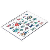 Waterverf  stijlkeverillustratie notitieboek (Linkerzijde)