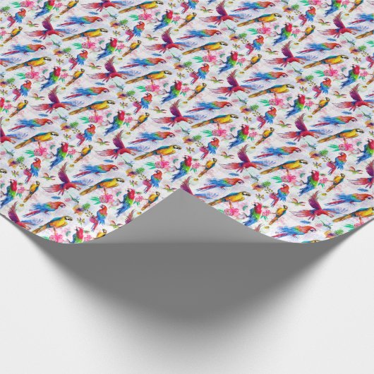 Waterverf stijlpagina's cadeaupapier (Hoek)