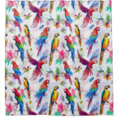 Waterverf stijlpagina's douchegordijn (Voorkant)