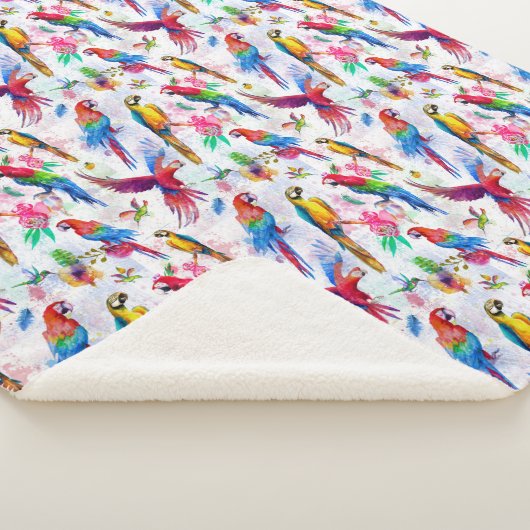 Waterverf stijlpagina's sherpa deken (3/4)