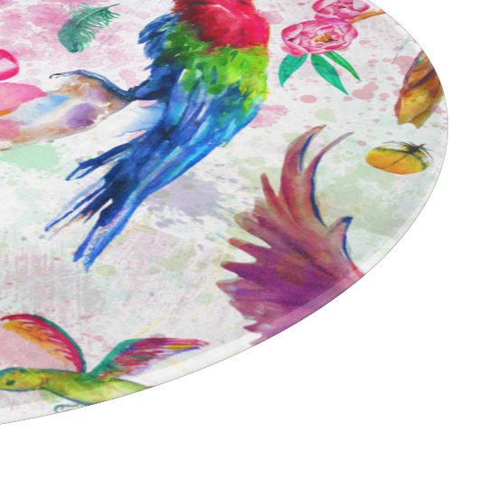 Waterverf stijlpagina's snijplank (Hoek)