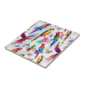 Waterverf stijlpagina's tegeltje (Zijkant)