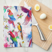 Waterverf stijlpagina's theedoek (Quarter Fold)