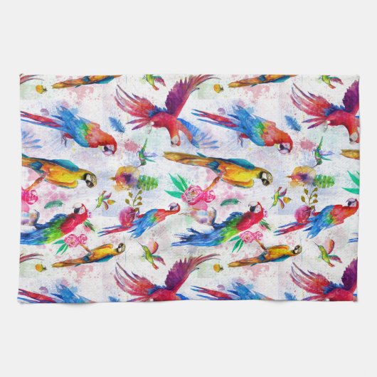 Waterverf stijlpagina's theedoek (Horizontaal)