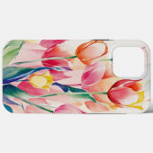 Waterverf stijltulpen telefoonbehuizing Case-Mate iPhone case (Achterkant (horizontaal))