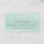 WATERVERF Stijlvol Eenvoudig Luxe Modern Trendy Mu Visitekaartje (Achterkant)