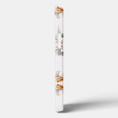 Waterverf stijlvolle bloemenlijn aangepaste tekst Case-Mate iPhone case (Achterkant / Links)