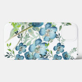Waterverf Stijlvolle Elegant Floral Flowers Greene Case-Mate iPhone Case (Achterkant (horizontaal))
