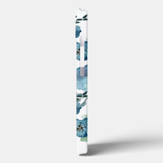 Waterverf Stijlvolle Elegant Floral Flowers Greene Case-Mate iPhone Case (Achterkant / Links)