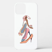 Waterverf Stilettos Girly Glam Case-Mate iPhone Case (Achterkant)