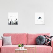 Waterverf Stille Nacht Kerstlied Muurkunst Sets (Woonkamer)