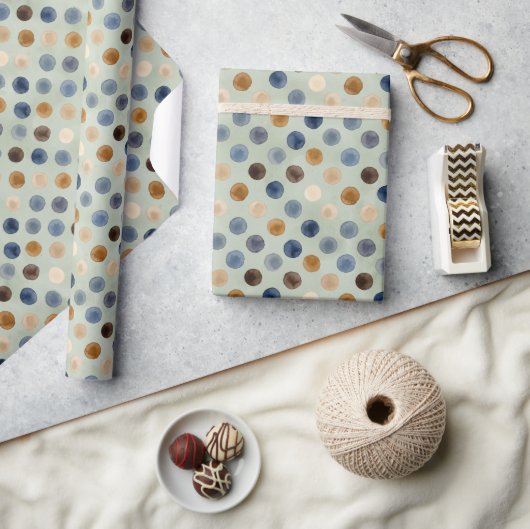 Waterverf Stip Inpakpapier (Crafts)