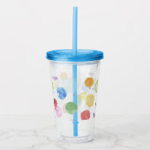 WATERVERF STIPPEN 1 ACRYL DRINKBEKER (Voorkant)