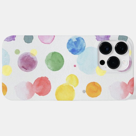 WATERVERF STIPPEN 1 Case-Mate iPhone CASE (Achterkant (horizontaal))