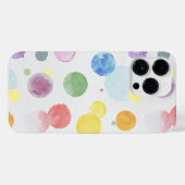 WATERVERF STIPPEN 1 iPhone HOESJE (Achterkant horizontaal)