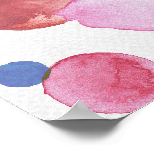 WATERVERF STIPPEN 1 POSTER (Hoek)