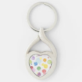 WATERVERF STIPPEN 1 SLEUTELHANGER (Voorkant)