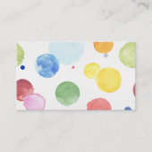 WATERVERF STIPPEN 1 VISITEKAARTJE (Voorkant)